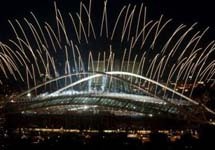 Церемония открытия Олимпиады в Афинах. Фото AP