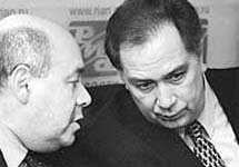 Михаил Швыдкой и Александр Соколов. Фото 'Независимой газеты'