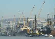 Мурманский морской рыбный порт. Фото с сайта www.fotomur.ru