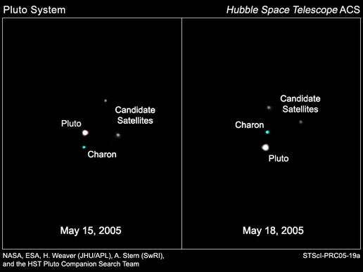 Фото NASA, ESA, H. Weaver (JHU/APL), A. Stern (SwRI), and the Hubble Space Telescope Pluto Companion Search Team