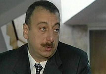 Президент Азербайджана Ильхам Алиев. Кадр НТВ