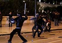 Беспорядки в Афинах. Фото АР