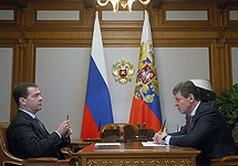 Дмитрий Медведев и Дмитрий Козак. Фото пресс-службы Кремля.