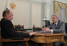 Владимир Путин и Андрей Фурсенко. Фото с официального сайта премьер-министра России