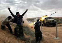 Ливийские повстанцы. Фото с сайта www.great.az