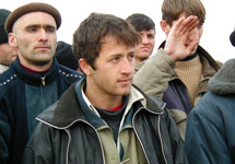 Чеченские призывники. Фото с сайта www.chechnyafree.ru