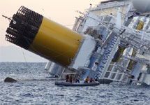 Крушение Costa Concordia. Фото с сайта Washington Post