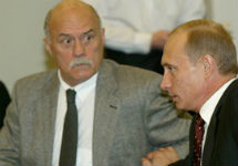 Станислав Говорухин и Владимир Путин. Фото АР