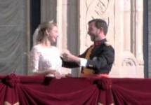 Свадьба принца Гийома. Кадр Euronews
