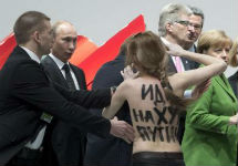 Акция Femen в Ганновере. Фото: DAPD