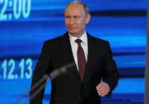 Владимир Путин на пресс-конференции 19.12.2013. Фото: kremlin.ru