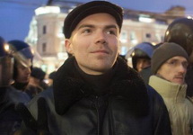 Владислав Рязанцев на Триумфальной площади. Фото Елены Ростуновой