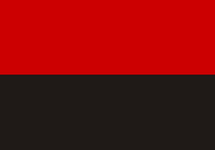 Флаг Организации украинских националистов (бандеровцев)