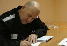 Сергей Кривов в ИК-5 в Стародубе. Фото Ирины Бирюковой