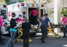 Раненые при стрельбе в Орегоне. Фото: koin.com