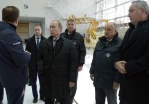 Владимир Путин на космодроме Восточный. Фото пресс-службы Кремля