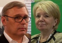 Михаил Касьянов и Эмилия Слабунова