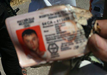 Документы членов экипажа сбитого Ми-8. Фото: @todayinsyria 