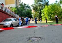На месте взрыва в Донецке. Фото:  dan-news.info