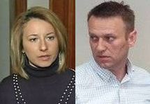 Наталья Тимакова и Алексей Навальный