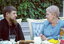 Рамзан Кадыров и Ольга Васильева. Фото из инстаграма главы Чечни