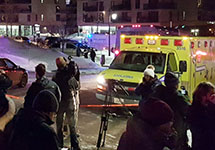 На месте происшествия в Квебеке. Фото: @AJEnglish