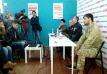 Пресс-конференция казаков. Фото: сообщество "Команда Навального | Краснодар" "Вконтакте"