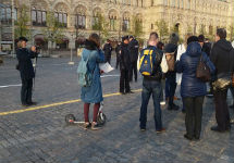 "Свидетели конституции" на Красной площади. Фото с ФБ-страницы Аллы Фроловой