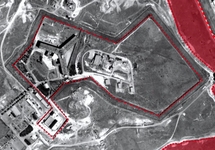 Тюрьма Саидная: вид с воздуха. Кадр из фильма Amnesty International