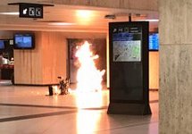 Взрыв на Центральном вокзале Брюсселя. Фото: @remybonnaffe