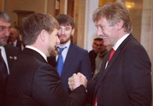 Рамзан Кадыров и Дмитрий Песков. Фото: chechnya.gov.ru