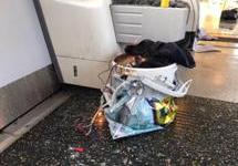 Взорвавшаяся бомба на станции "Парсонс-Грин". Фото: dailymail.co.uk