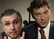 Владимир Кулистиков и Борис Немцов. Коллаж Граней.Ру