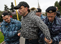 Задержания геев на Воробьевых горах. Фото LJ-пользователя drugoi