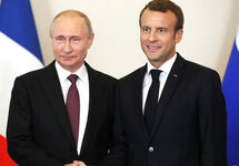 Владимир Путин и Эмманюэль Макрон. Фото: kremlin.ru