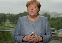 Ангела Меркель. Кадр видео