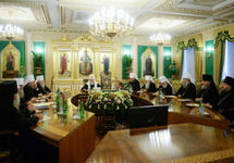 Заседание Священного синода. Фото пресс-службы патриарха Кирилла