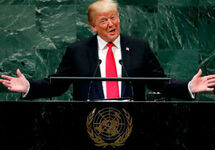 Дональд Трамп на сессии Генассамблеи ООН. Фото: edition.cnn.com