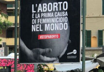 Плакат кампании против абортов CitizenGo. Фото: espresso.repubblica.it