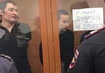На оглашении приговора по московскому делу "Хизб ут-тахрир". Фото с ФБ-страницы Дагира Хасавова