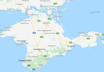Крым на Google-картах