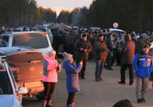 Протестующие в Урдоме. Фото: news29.ru