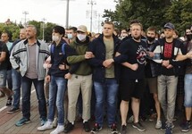 Акция протеста в Минске. Фото: Белорусская служба "Радио Свобода"