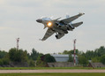 В полете Су-130. Фото Дм. Борко/Грани.Ру