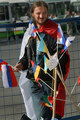 Человек-флаг. Фото Дм. Борко/Грани.Ру