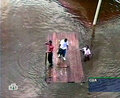 Последствия урагана "Катрина". Затопленный Новый Орлеан. Кадр НТВ