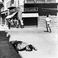 3. Пострадавший в результате налета подпольной организации "Irgun" на "Оттоманский банк". Иерусалим, 1946 г. Фото Дэвид Д.Дункан