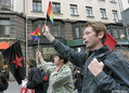 9. "Антикапитализм-2006": анархисты на марше.  Фото Д.Борко/Грани.Ру