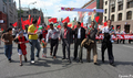 Коммунистическая демонстрация в честь Дня Победы. Представители Палестины в рядах демонстрантов. Фото Евгении Михеевой