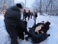 Задержание участников пикета в поддержку Татьяны Стецуры. Фото Елены Санниковой